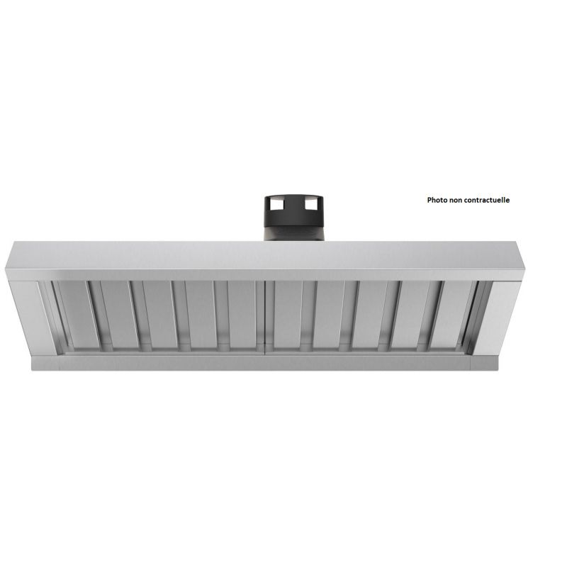 Hotte avec condenseur de vapeur pour four BakerLux Shop.Pro 460×330 – Unox
