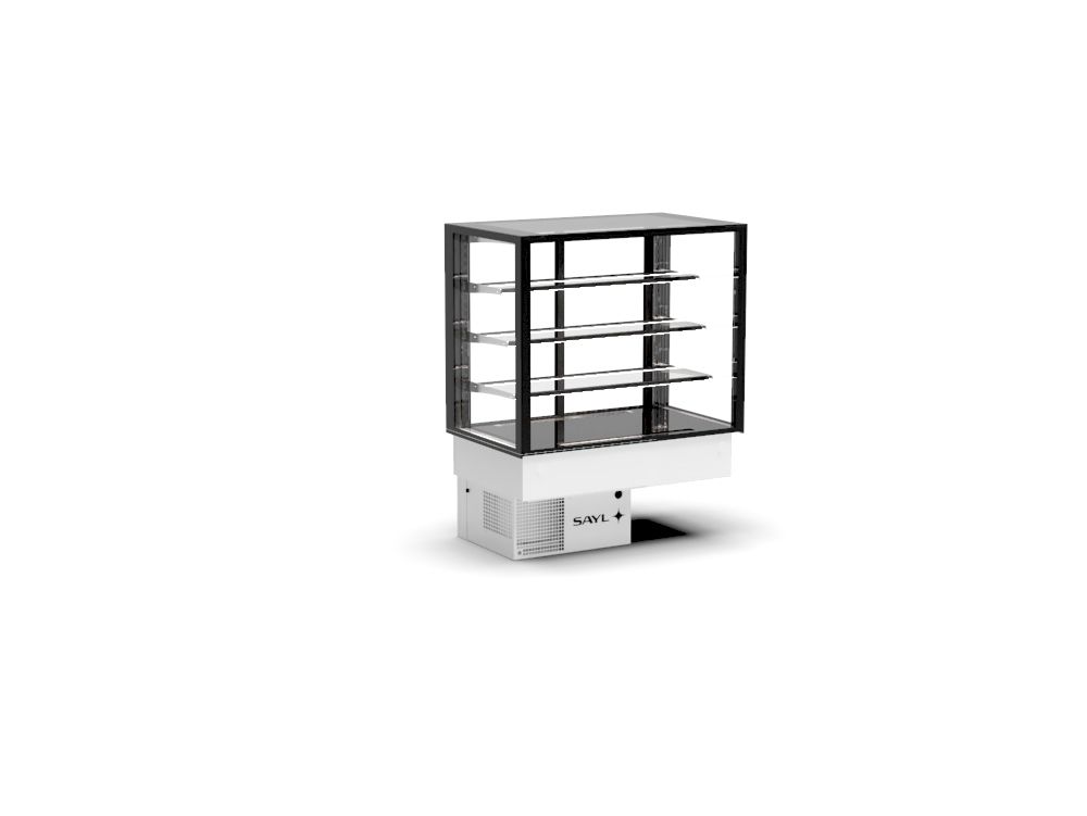 Vitrine Chaude Série Integra drop-in Sahara – Accès Arrière – 2 Etagères – Sayl