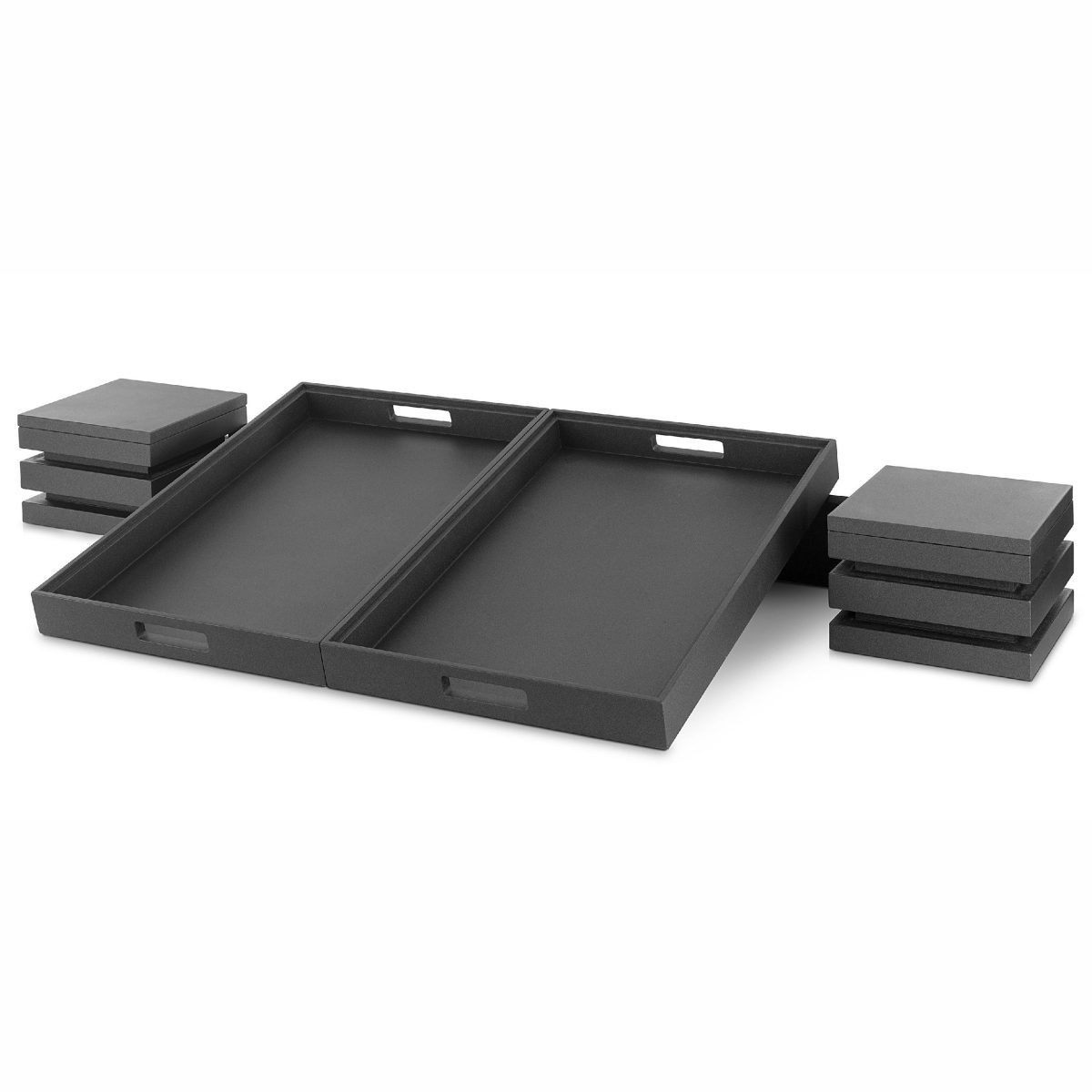 Kit Présentoir Buffet Cubic® avec 2 Plateaux 60 x 40 cm – Pujadas