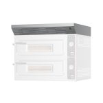 Hotte Inox pour Four à Pizza Modèle MAX6F et MAX12F sans Moteur - PizzaGroup – Image 2