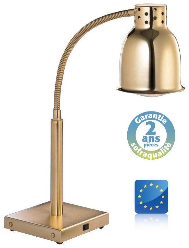 Lampe chauffante sur pied – Cuivrée Jaune – 250 W – Sofraca