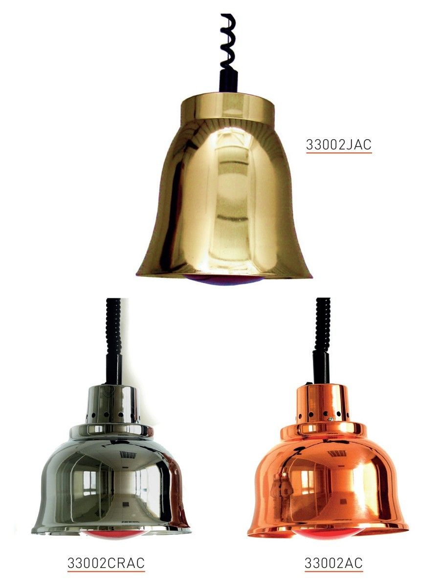 Lampe chauffante suspendue cuivrée jaune - Infra-rouge - Prestige - Sofraca – Image 1