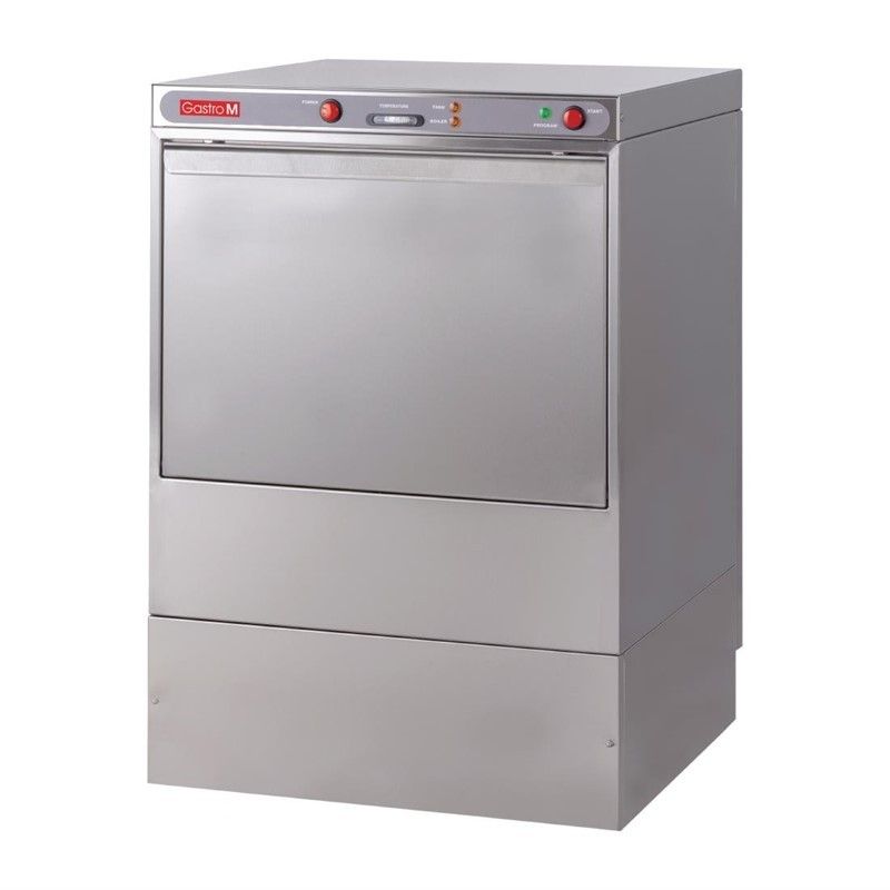 Lave Vaisselle Professionnel avec Pompe Vidange - 50x50cm - 400V - Gastro M – Image 1