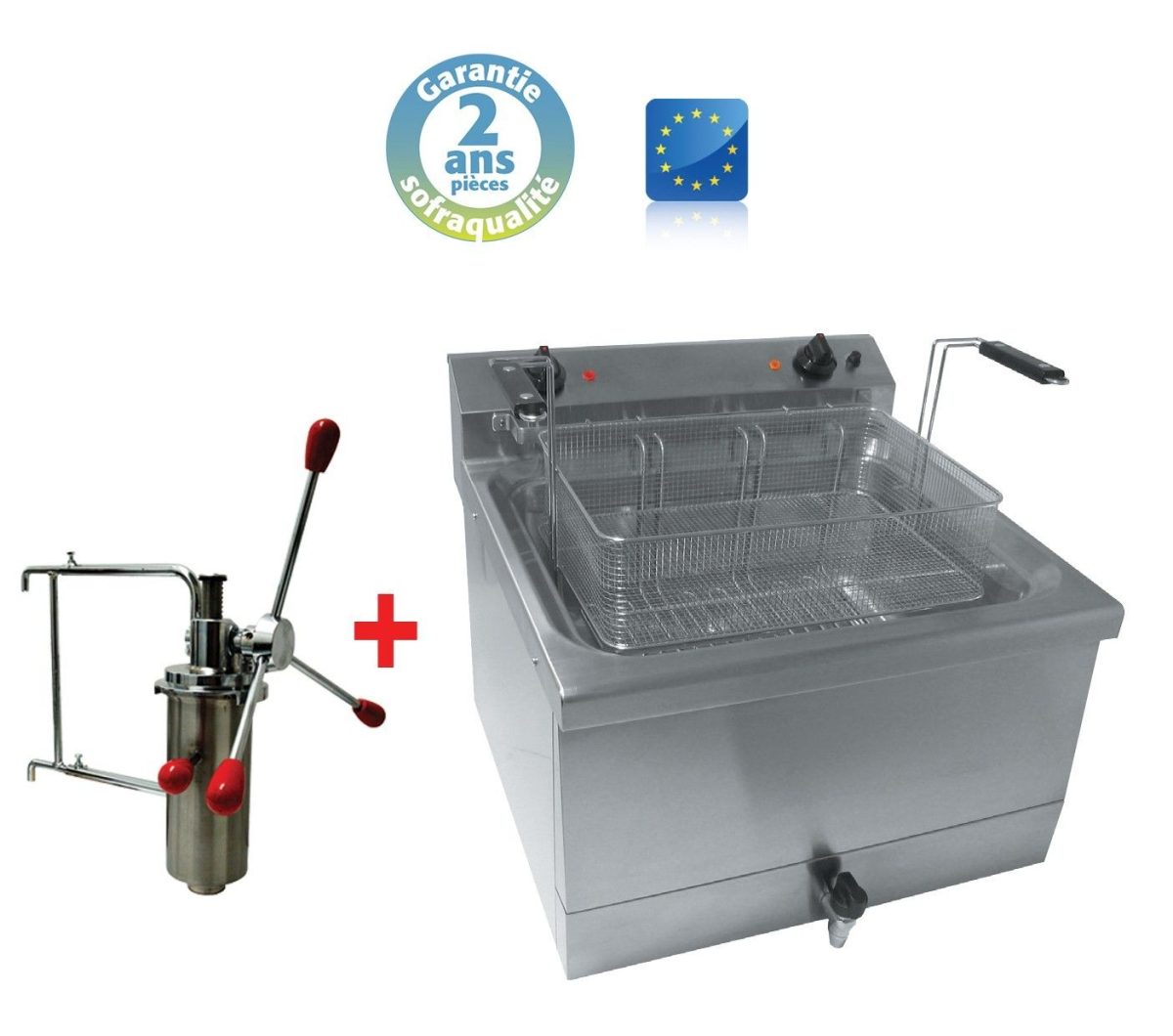 Friteuse à Churros 18L + Doseur à chichis – Sofraca
