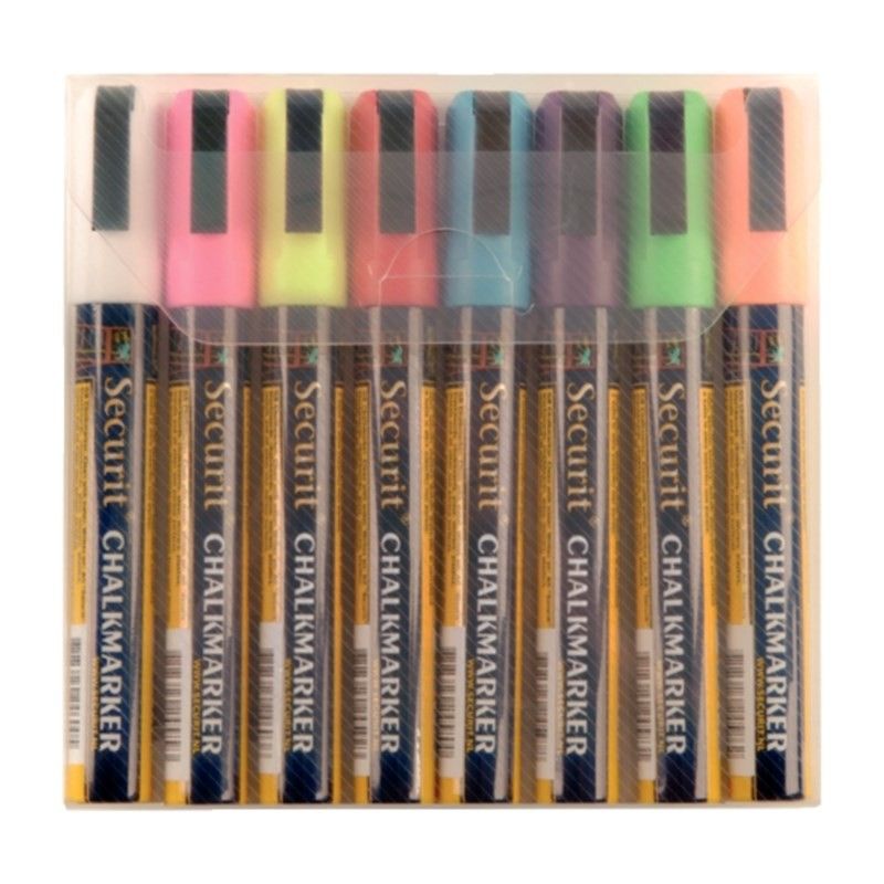 marqueurs_craie_securit_illumigraph_pointe_ciseau_lot_de_8_4_1a96_5 Marqueurs Craie Illumigraph Pointe Ciseau - Lot de 8 - Securit – Image 1