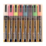 Marqueurs Craie Illumigraph Pointe Ciseau - Lot de 8 - Securit – Image 2