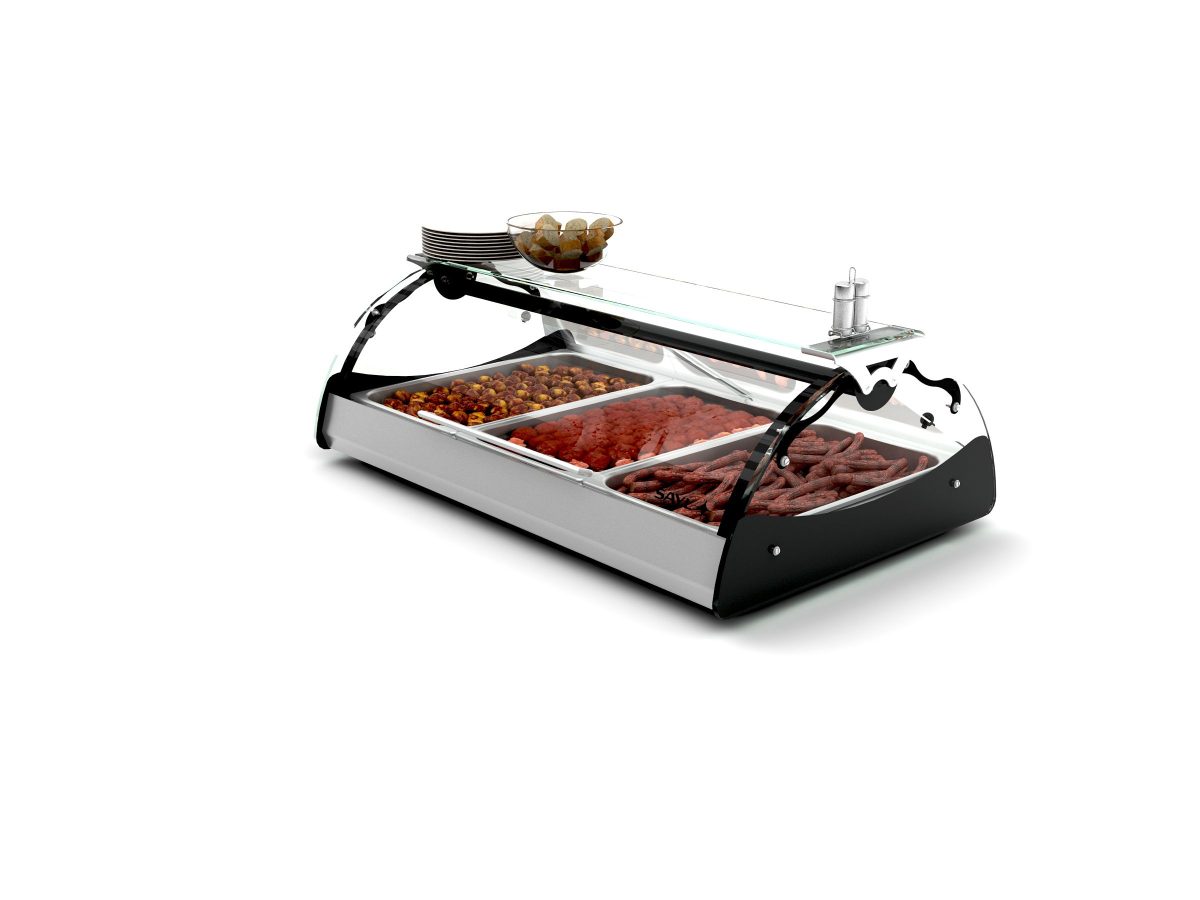 Vitrine Chaude pour Libre Service Série Maxiself Chaud – 1810W – Sayl