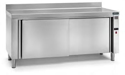 Meuble Chauffant Mural – Inox – Gamme 600 – 2000W – Plan de Travail – Distform