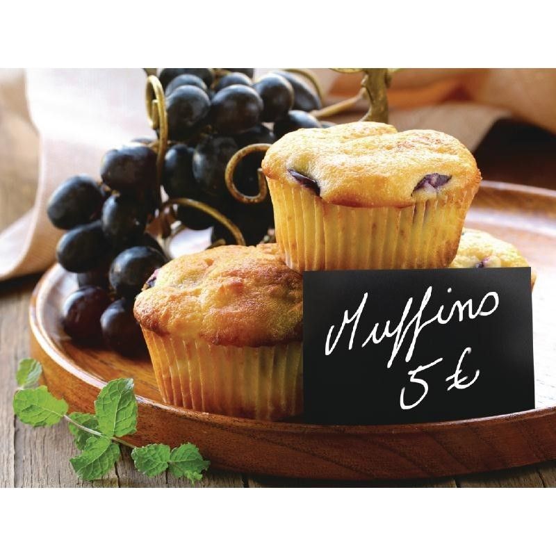 Mini ardoises 75 x 50 mm Securit A8 - Lot de 20 pièces – Image 1