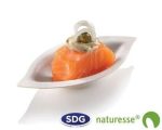 Mini Assiette Pulpe de Cellulose Finger Food 12,8x6,5 cm - SDG - Lot de 600