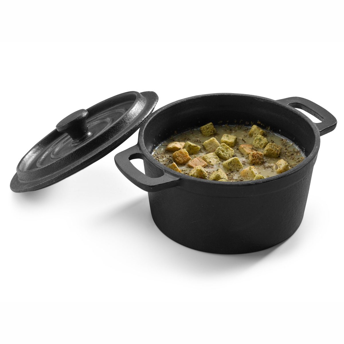 Mini Cocotte Haute avec Couvercle en Fonte Ø 14 cm – Pujadas