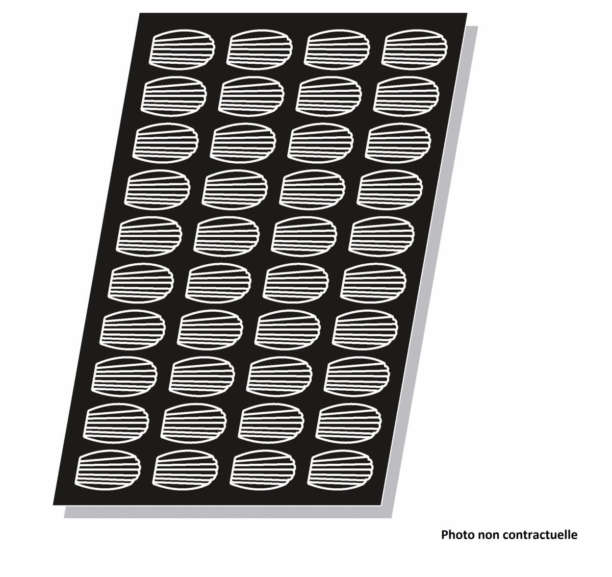 Moule Flexipan® Plaque Silicone 40 Madeleines – Pujadas