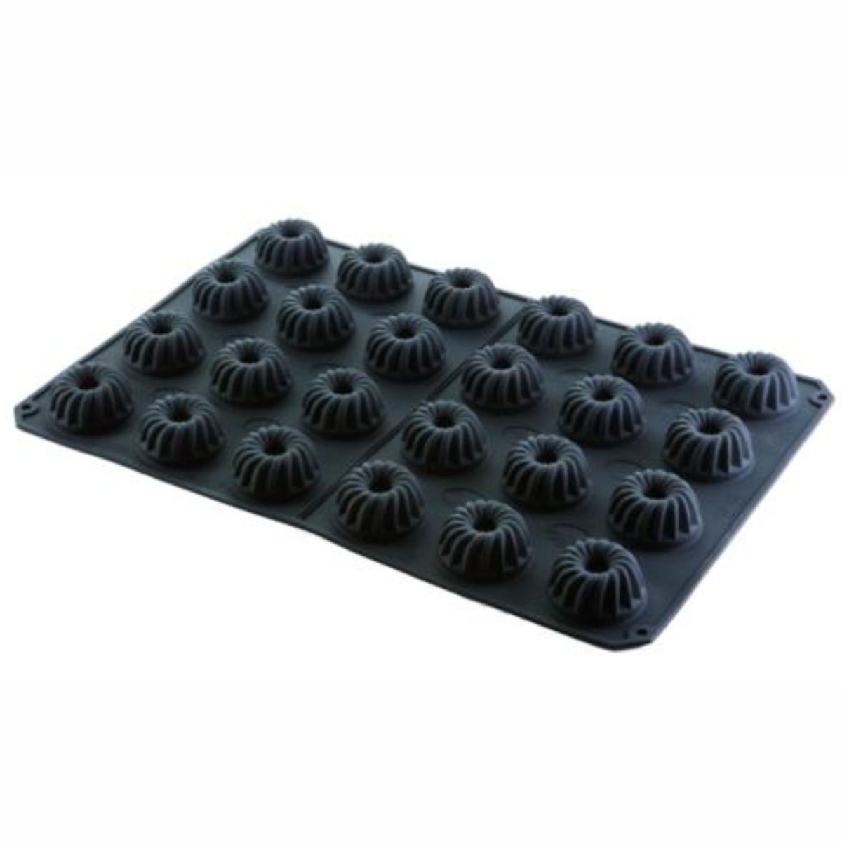Moule Silicone 600 x 400 mm pour 24 Mini Kougelhopfs – Pujadas