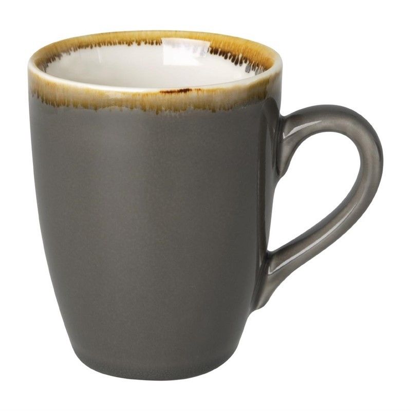 Mug gris - 340 ml - Lot de 6 - Olympia Kiln – Image 1