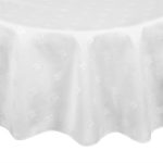 Nappe blanche ronde 2300 mm – Image 2