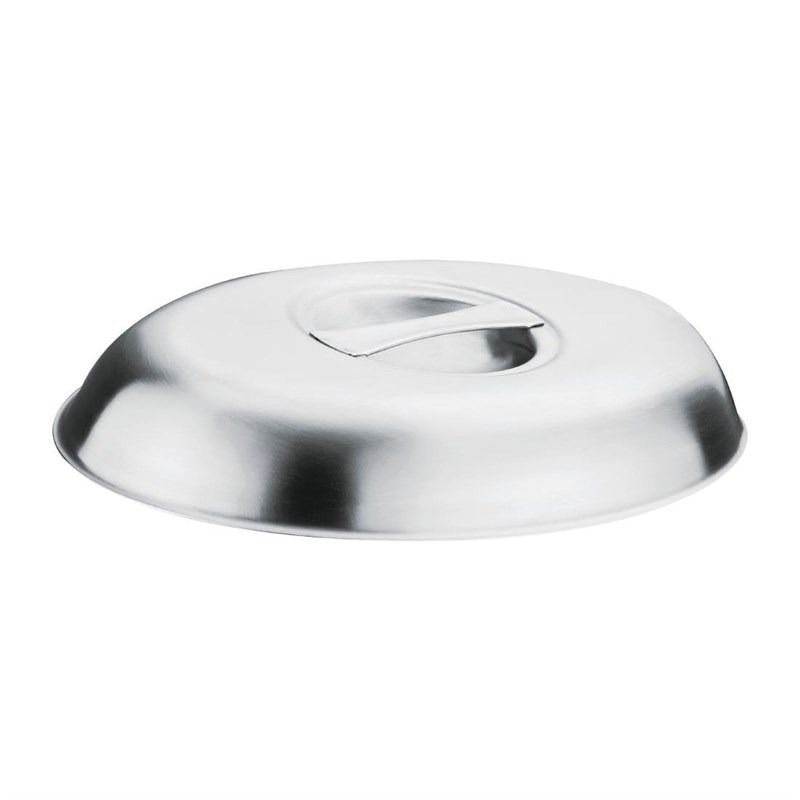 p183_1 Couvercle inox pour Plat Oval 290 mm adapté à MP180 et MP186 - Olympia – Image 1