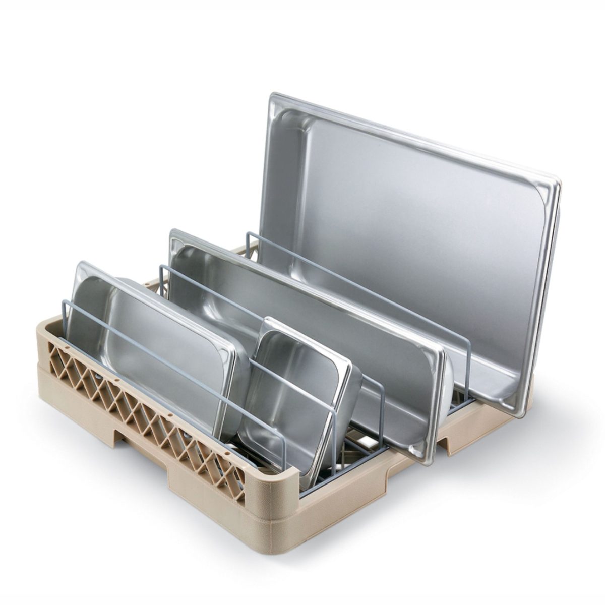 Panier de Lavage pour Plateaux et Assiettes 5 Compartiments – Pujadas