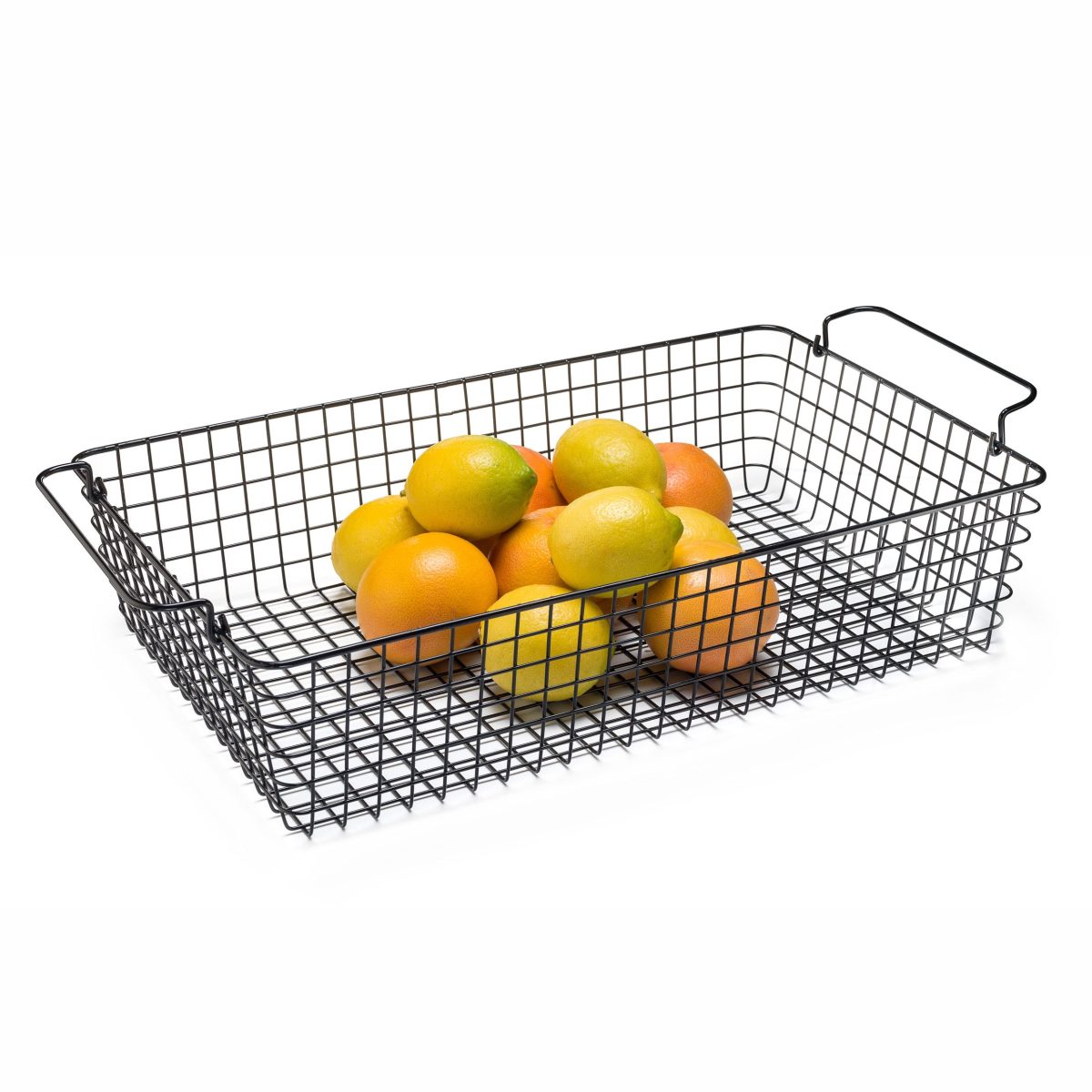 Panier Métallique GN 1/1 Noir – H 12 à 16 cm – Pujadas