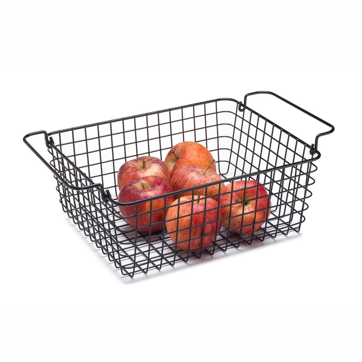 Panier Métallique GN 1/2 Noir – H 12 à 16 cm – Pujadas