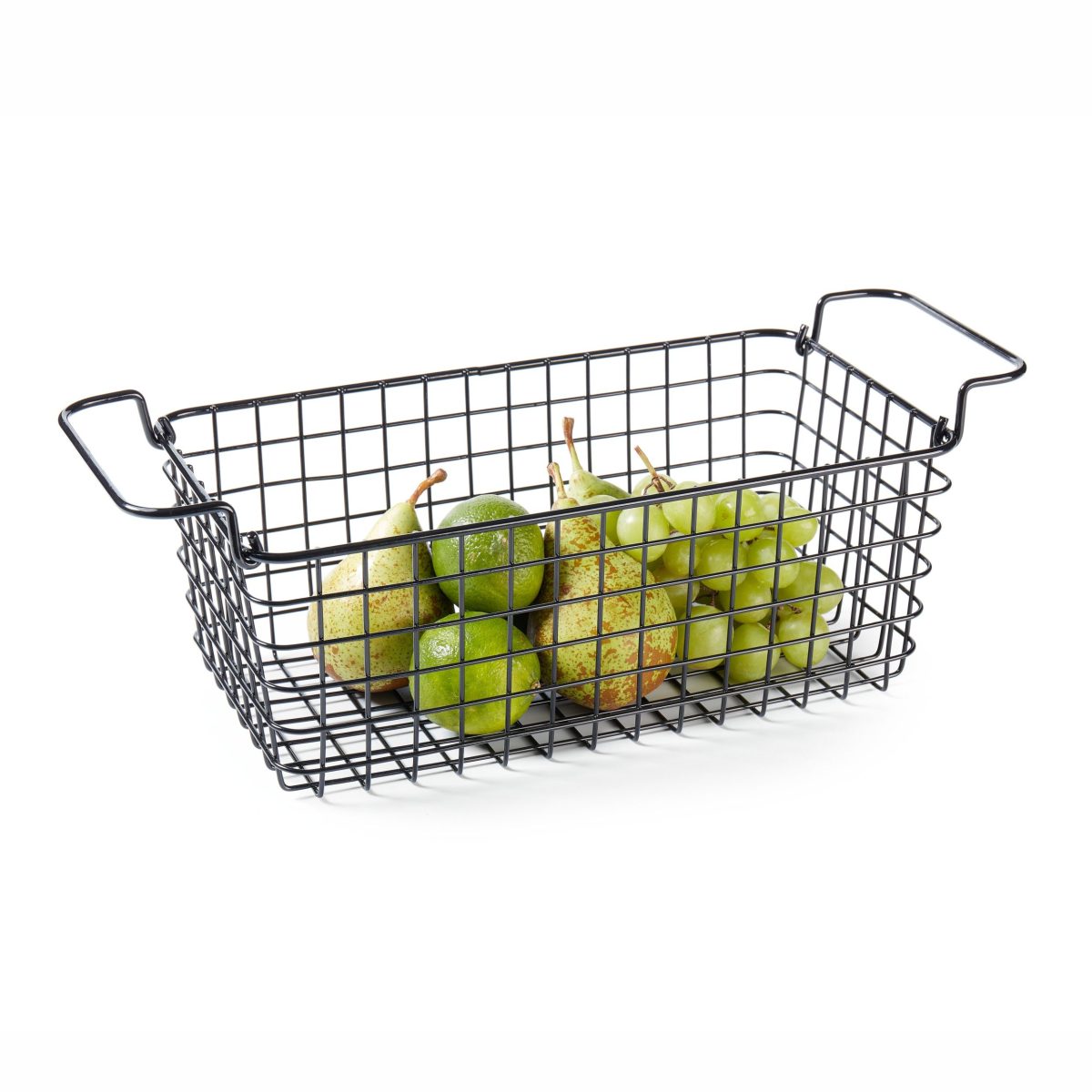 Panier Métallique GN 1/3 Noir – H 12 à 16 cm – Pujadas