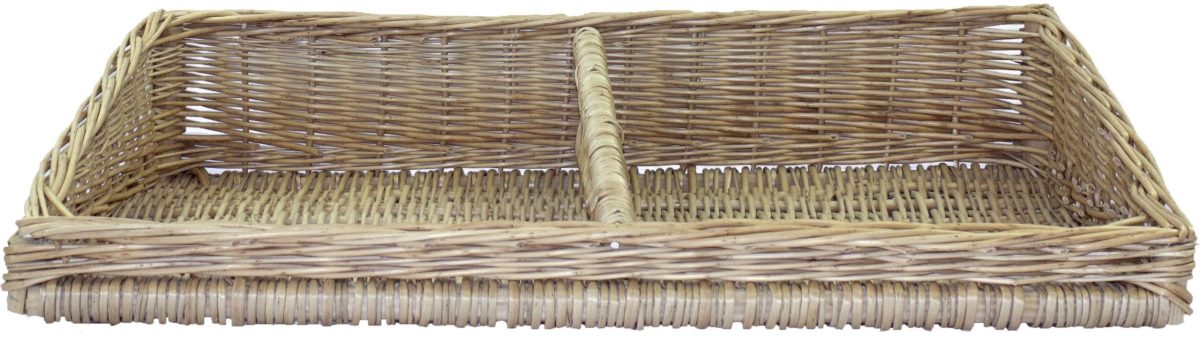 PANIERE OSIER BLANC SAUCISSON 640X400MM-L2G