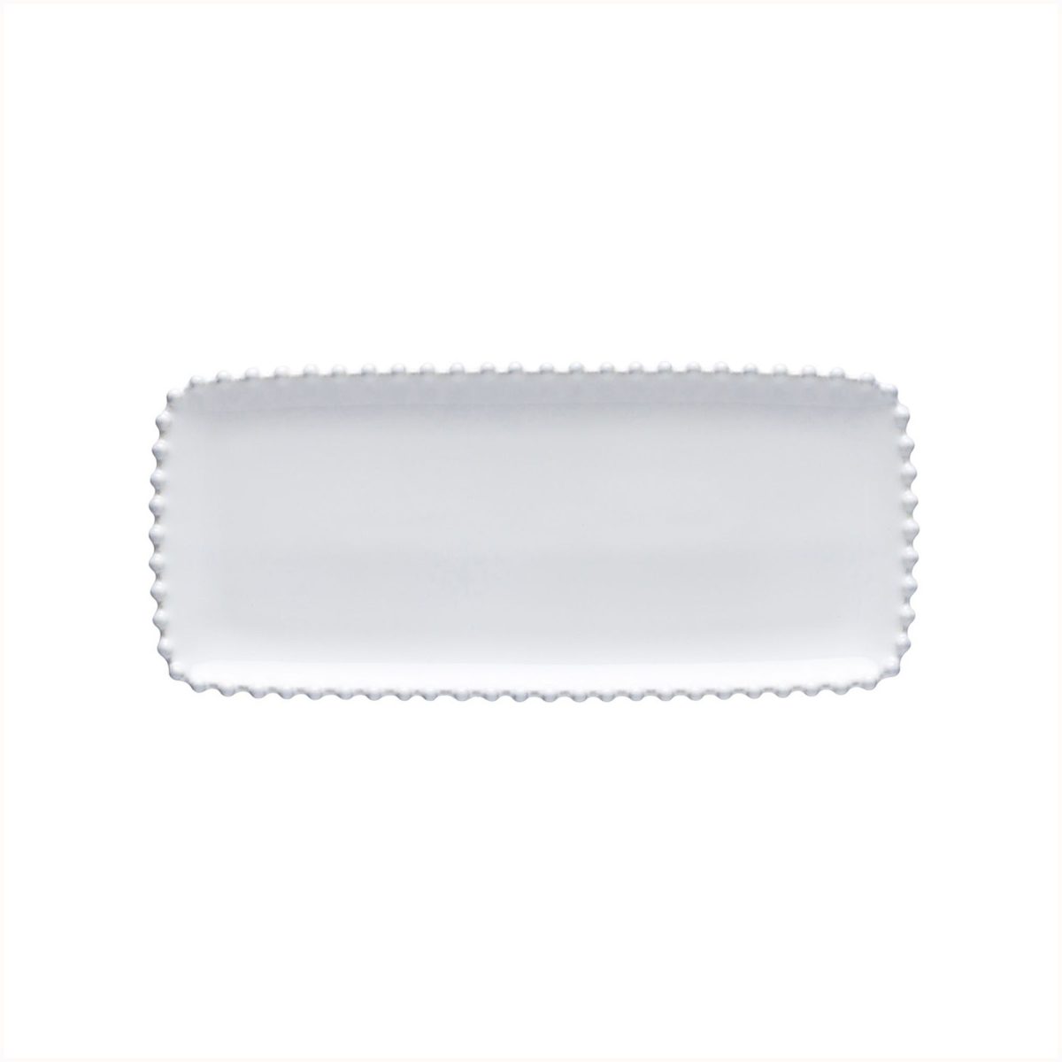 Plateau de Présentation 30,2 x 13,2 cm Pearl Blanc – Lot de 6 – Costa Nova