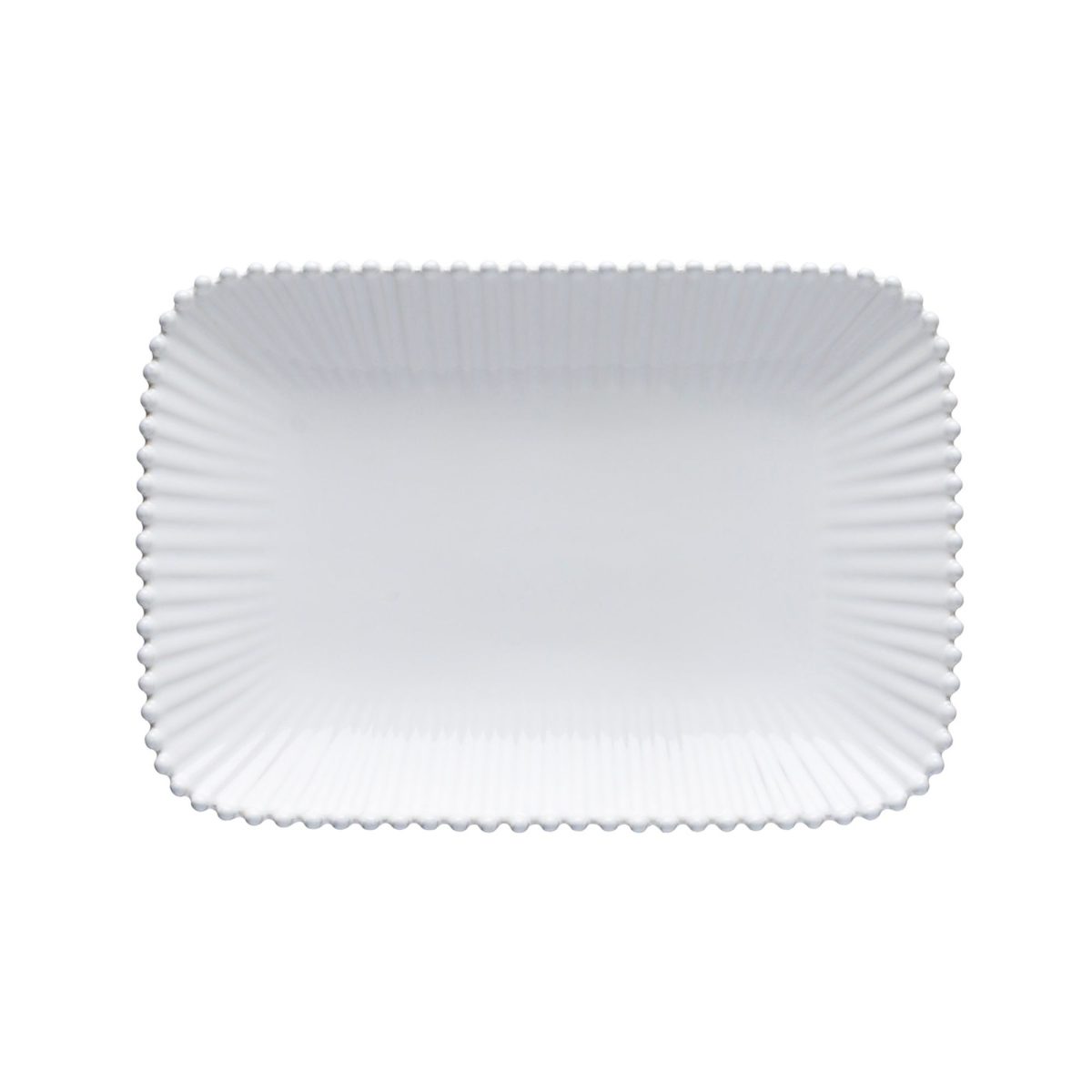 Plat Rectangulaire 30,4 x 21,1 cm Pearl Blanc – Costa Nova