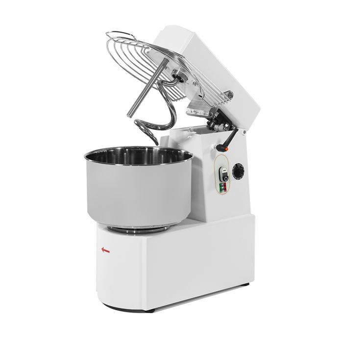 Pétrin Professionnel à Spirale Tête Relevable et Cuve Fixe - 41L - Monophasé 230V - Resto Italia – Image 1