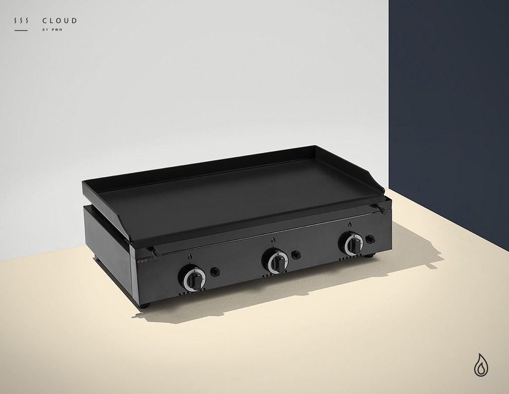 plancha_a_gaz_inox_3_bruleurs_plaque_lisse_10_mm_800_x_455_x_230_mm_pinha2_4_4d27_5 Plancha a gaz Couleur Noire - 3 brûleurs - Plaque Lisse 10 mm - 800 x 455 x 230 mm - Pinha2 – Image 1
