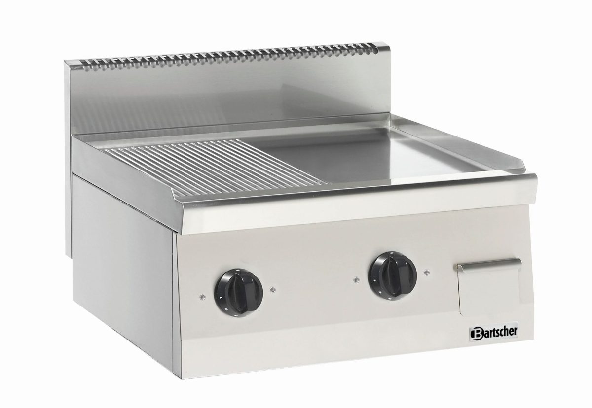 Plancha Electrique – 1/2 Lisse et 1/2 Rainurée – Bartscher