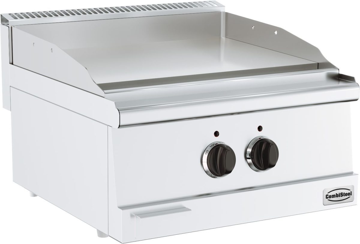 Plancha Electrique Lisse Chrome Triphasée – Série 600 – Combisteel