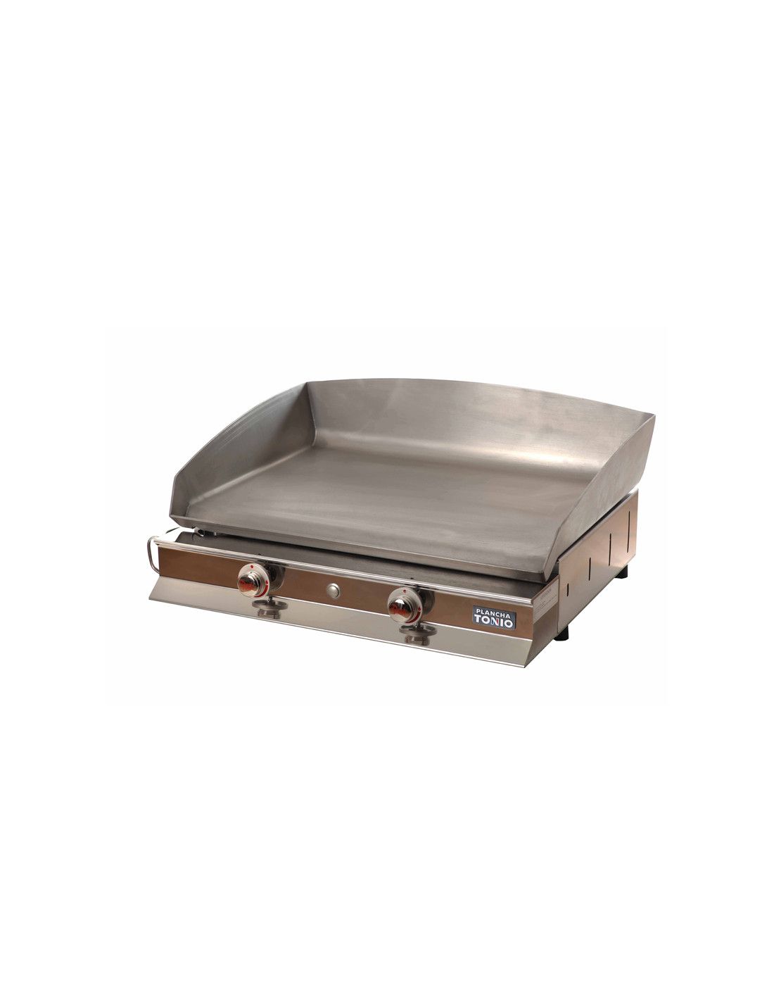 Plancha Gaz 2 Feux FERIA Plaque Inox – Plancha Tonio