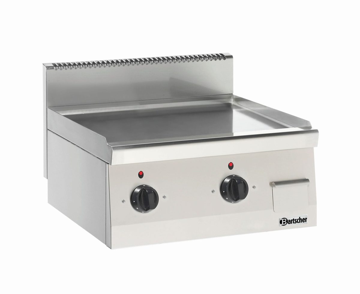 Plancha Professionnelle Electrique Lisse Chromée Dure – Bartscher