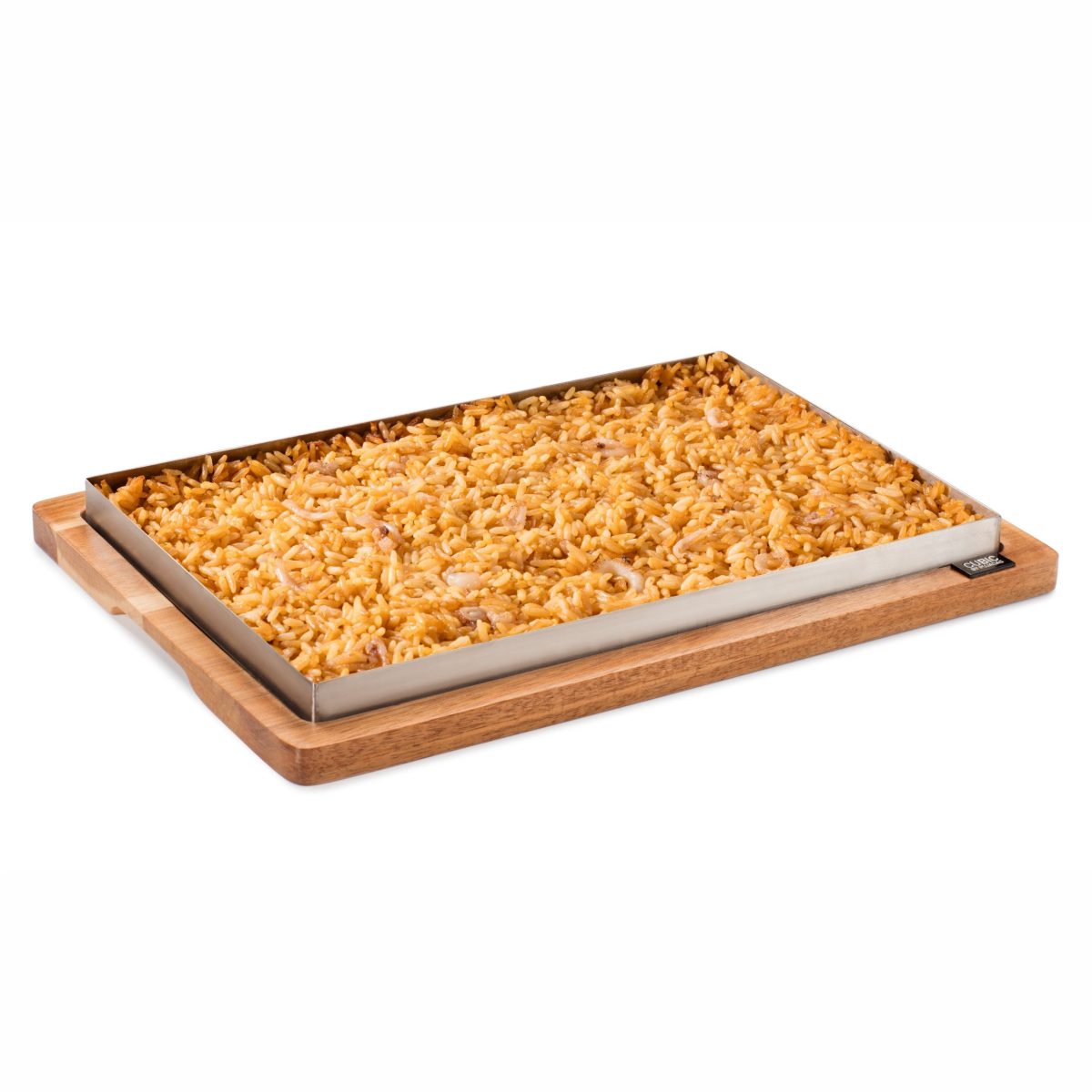 Planche de Présentation Inox et Bois 33 x 23 cm – Pujadas