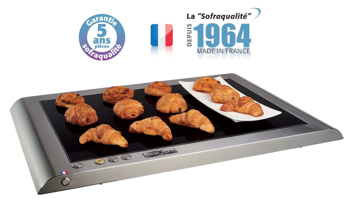 Plaque Chauffante Vitrocéramique – 600 x 400 – Bords Arrondis – Sofraca