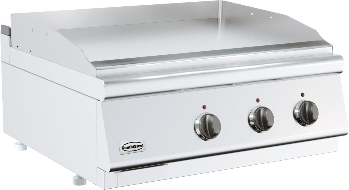 Plaque Electrique Professionnelle Lisse 3.6 ou 7.2 kW – Série 700 – Combisteel