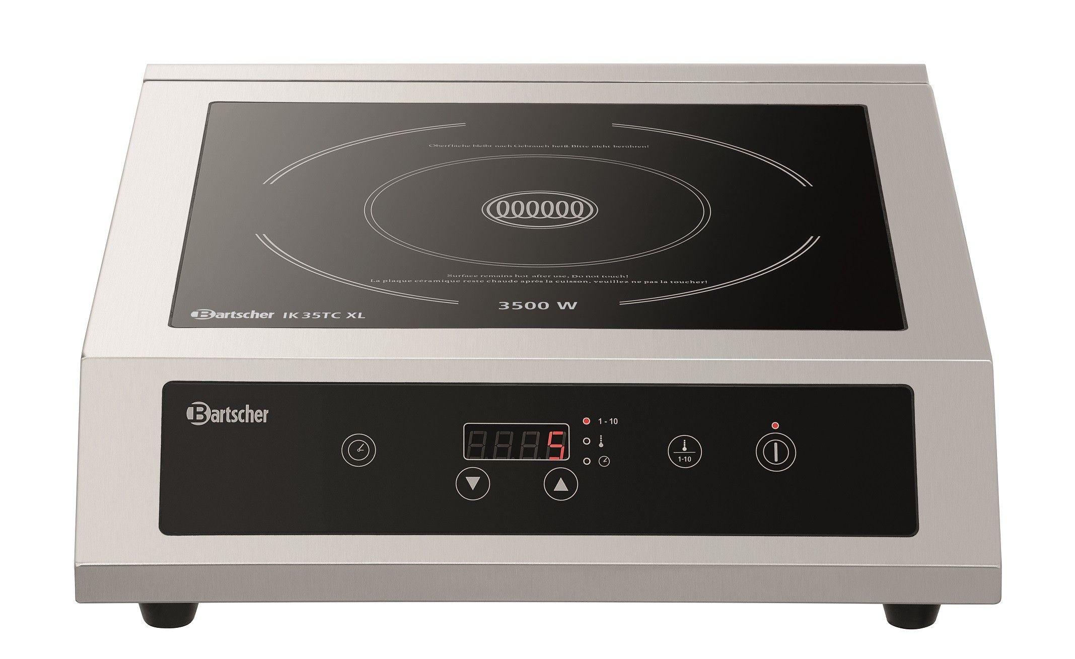 Plaque Induction - 3,58 kW - L 440 x P 540 mm - Bartscher – Image 1