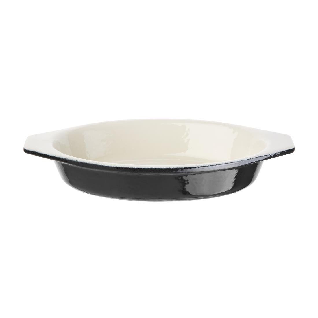 Plat à gratin ovale noir - Vogue 650 ml – Image 1