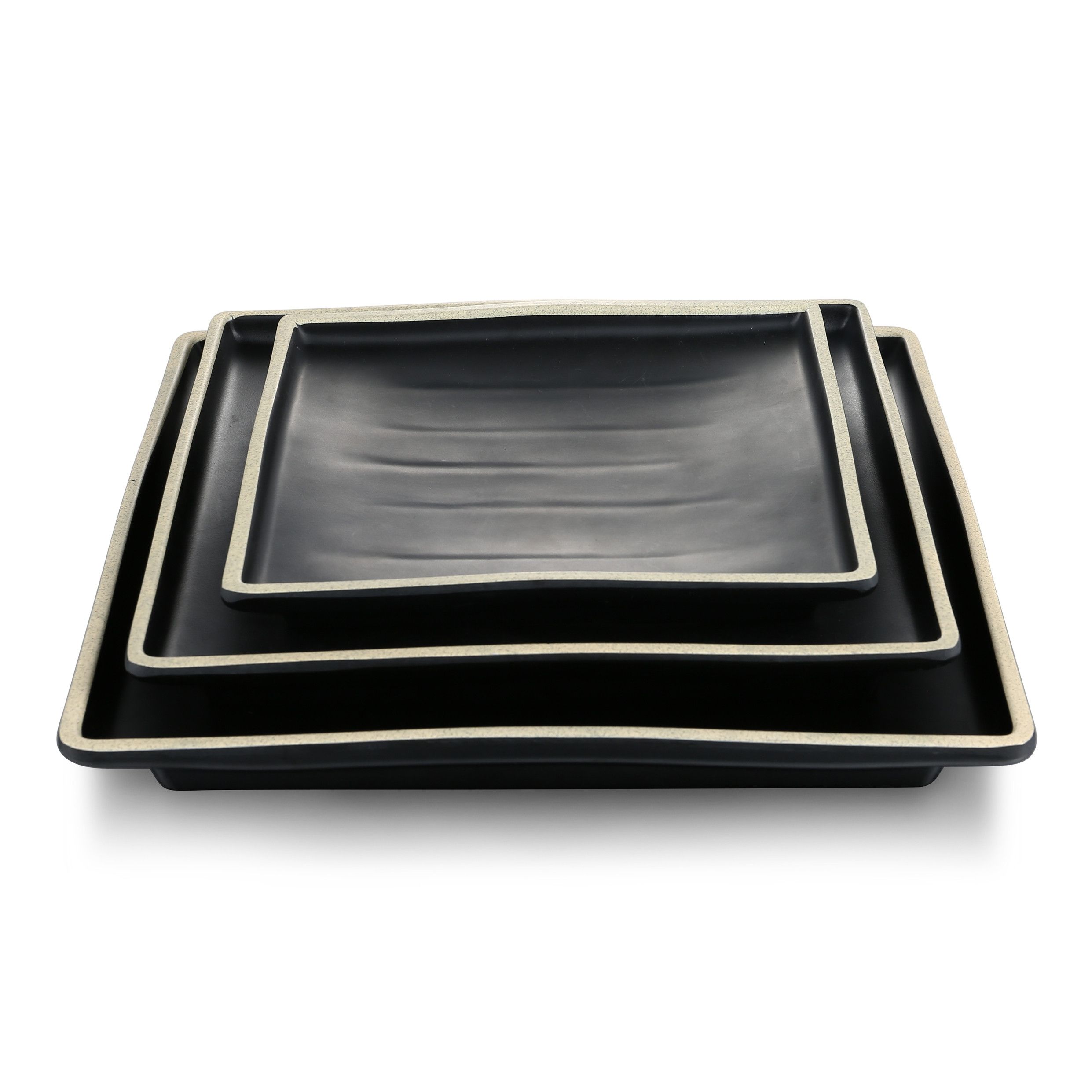 Plat Carré Terra en Mélamine 20,5 à 29 cm - Pujadas – Image 2