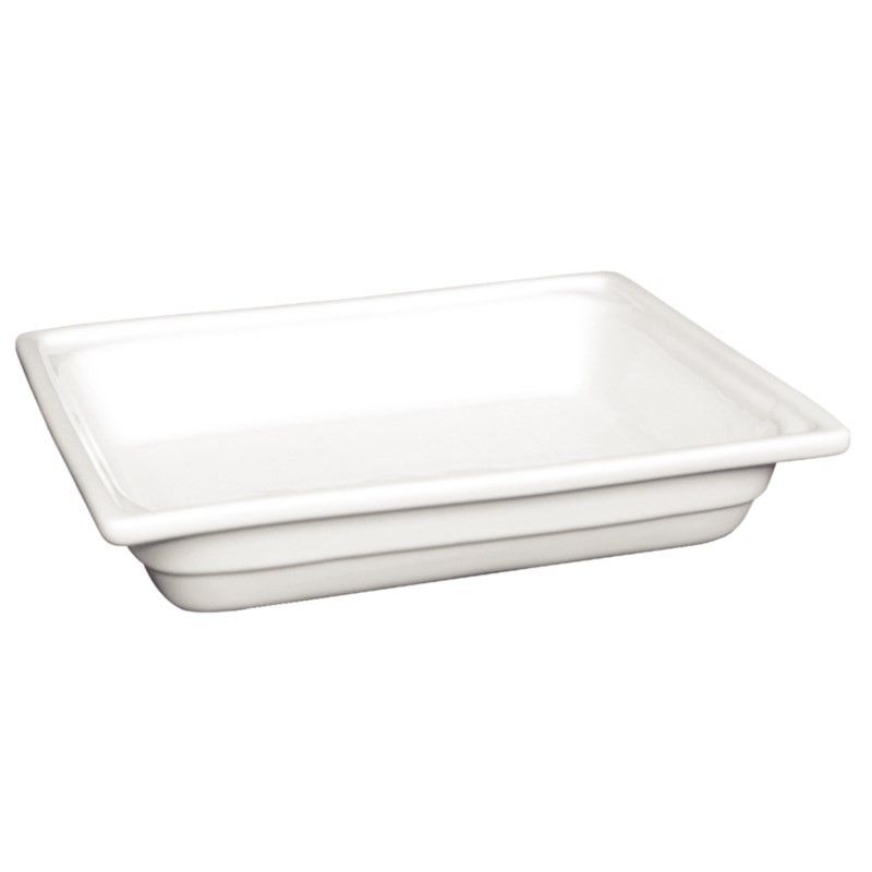 Plat en Porcelaine GN 1/2 100 mm - Olympia – Image 1
