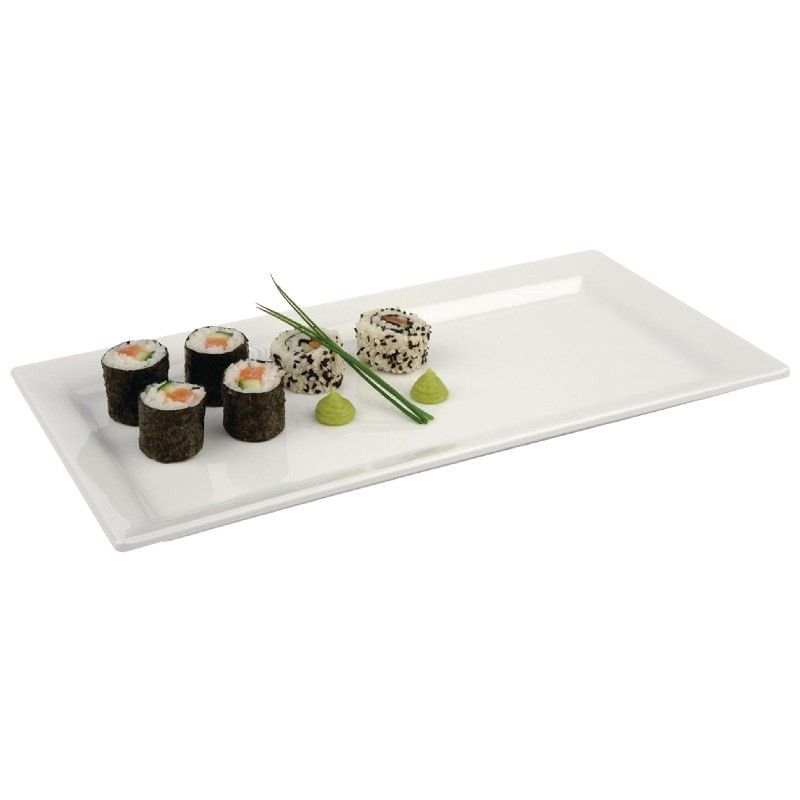 Plateau rectangulaire en mélamine Pure APS 355 mm – Image 1