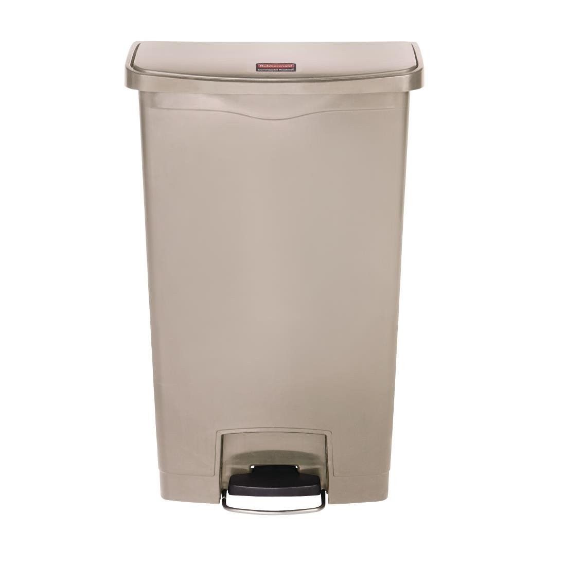Poubelle à Pédale Frontale Slim Jim Beige 50L - Rubbermaid – Image 2