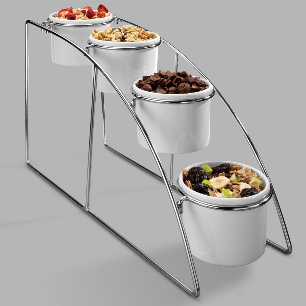 Présentoir Buffet Inox pour 4 Cruches  – Pujadas