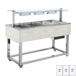 Buffet Chaud Professionnel à Eau 3 x GN 1/1 - Redfox – Image 2