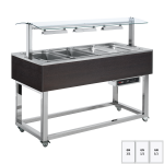 Buffet Chaud Professionnel à Eau 3 x GN 1/1 - Redfox