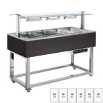 Buffet Chaud Professionnel à Eau 6 x GN 1/1 - Redfox – Image 4