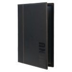 Protège-menus contemporain Securit noir - Format A4 – Image 2