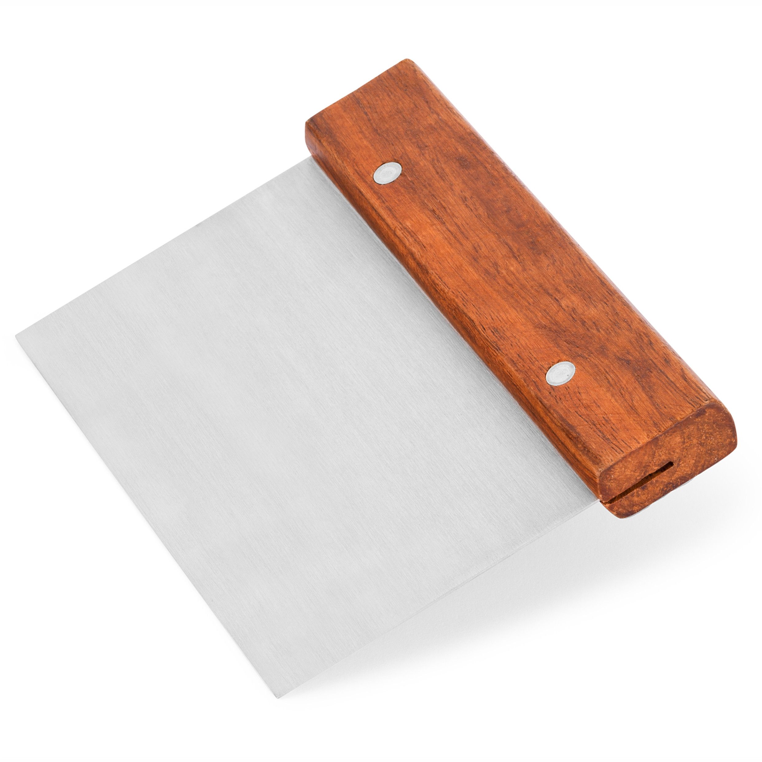 Raclette Coupe Pâte Inox et Bois 15,2 x 7,6 cm - Pujadas – Image 1