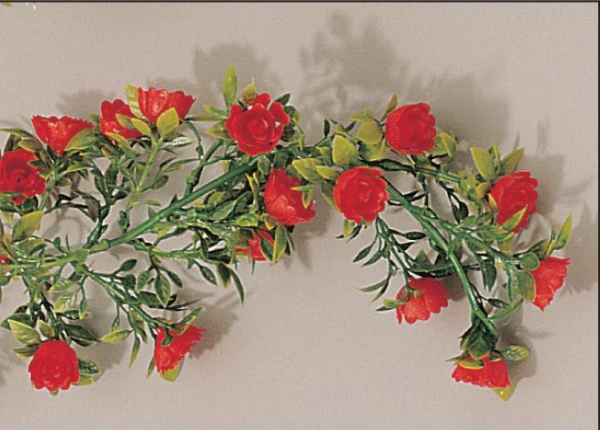 Roses Rouges Guirlande pour Vitrine Longueur 1850 mm - L2G – Image 2