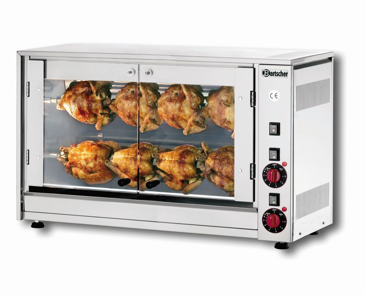 Rôtissoire Professionnelle Électrique – 8 Poulets – Bartscher